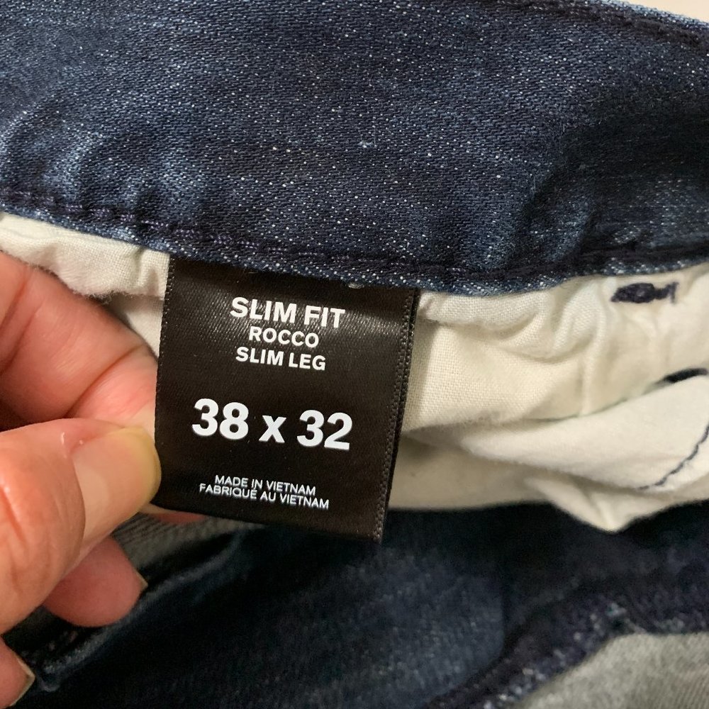 Express Men's ROCCO Slim Fit Jeans, Size 38x32 - Picture 5 of 14